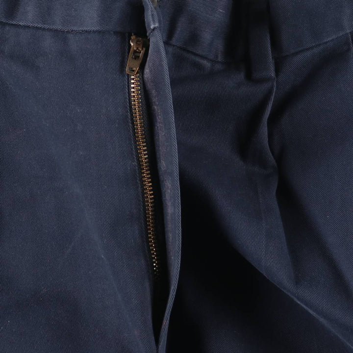 Brooks Brothers ADVANTAGE CHINO ELLIOT Two-Pleated Chino Pants, Men's, Size W34 cotton navy blue type Vintage Second Hand
