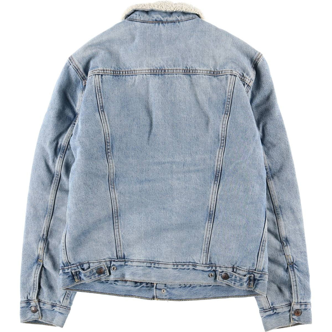 Levi's padded denim jacket, size M, men's cotton blue type Vintage Second Hand