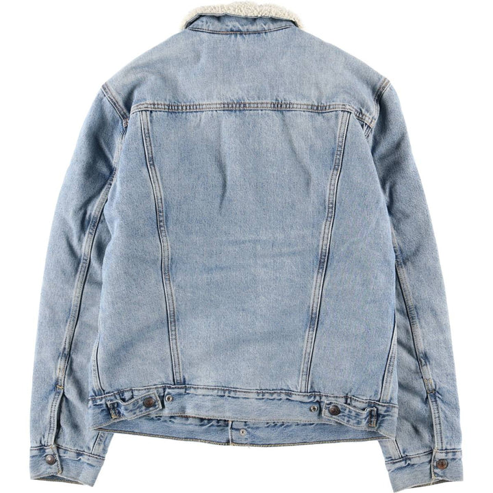 Levi's padded denim jacket, size M, men's cotton blue type Vintage Second Hand