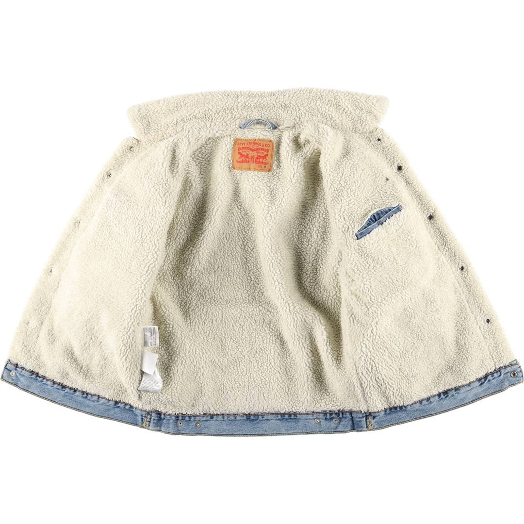 Levi's padded denim jacket, size M, men's cotton blue type Vintage Second Hand