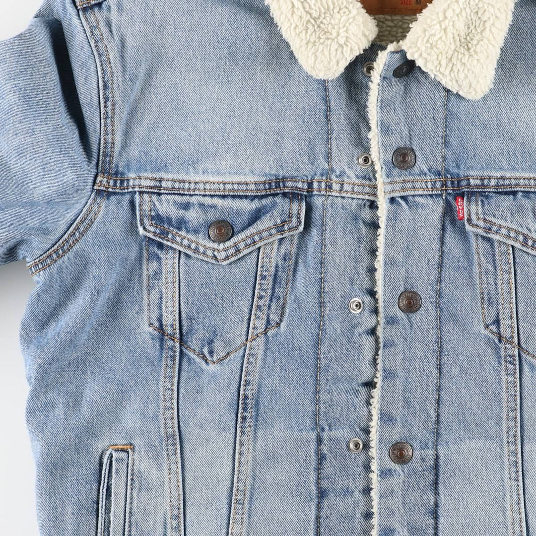 Levi's padded denim jacket, size M, men's cotton blue type Vintage Second Hand