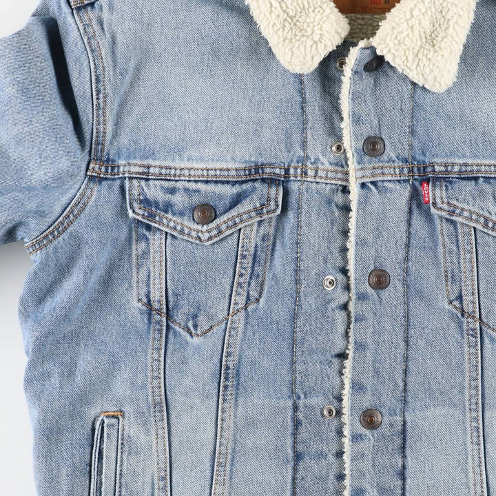 Levi's padded denim jacket, size M, men's cotton blue type Vintage Second Hand