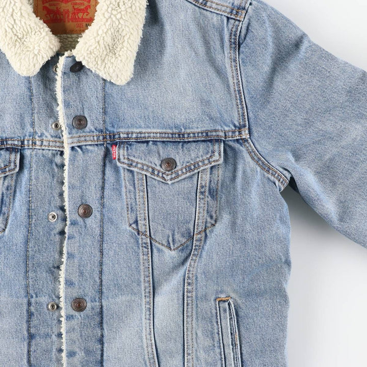 Levi's padded denim jacket, size M, men's cotton blue type Vintage Second Hand