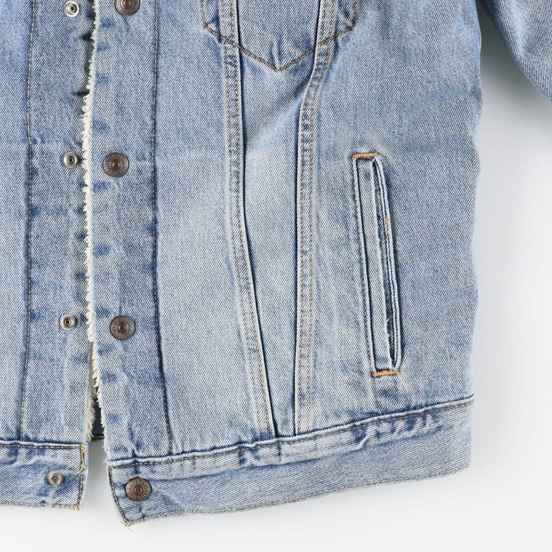 Levi's padded denim jacket, size M, men's cotton blue type Vintage Second Hand