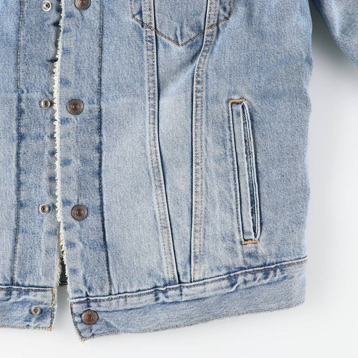 Levi's padded denim jacket, size M, men's cotton blue type Vintage Second Hand