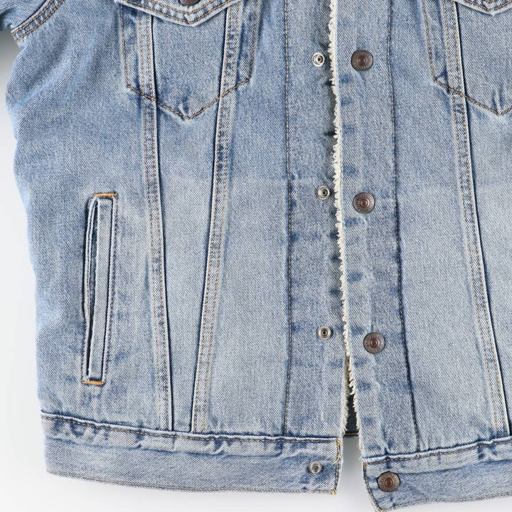 Levi's padded denim jacket, size M, men's cotton blue type Vintage Second Hand