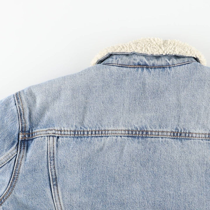 Levi's padded denim jacket, size M, men's cotton blue type Vintage Second Hand