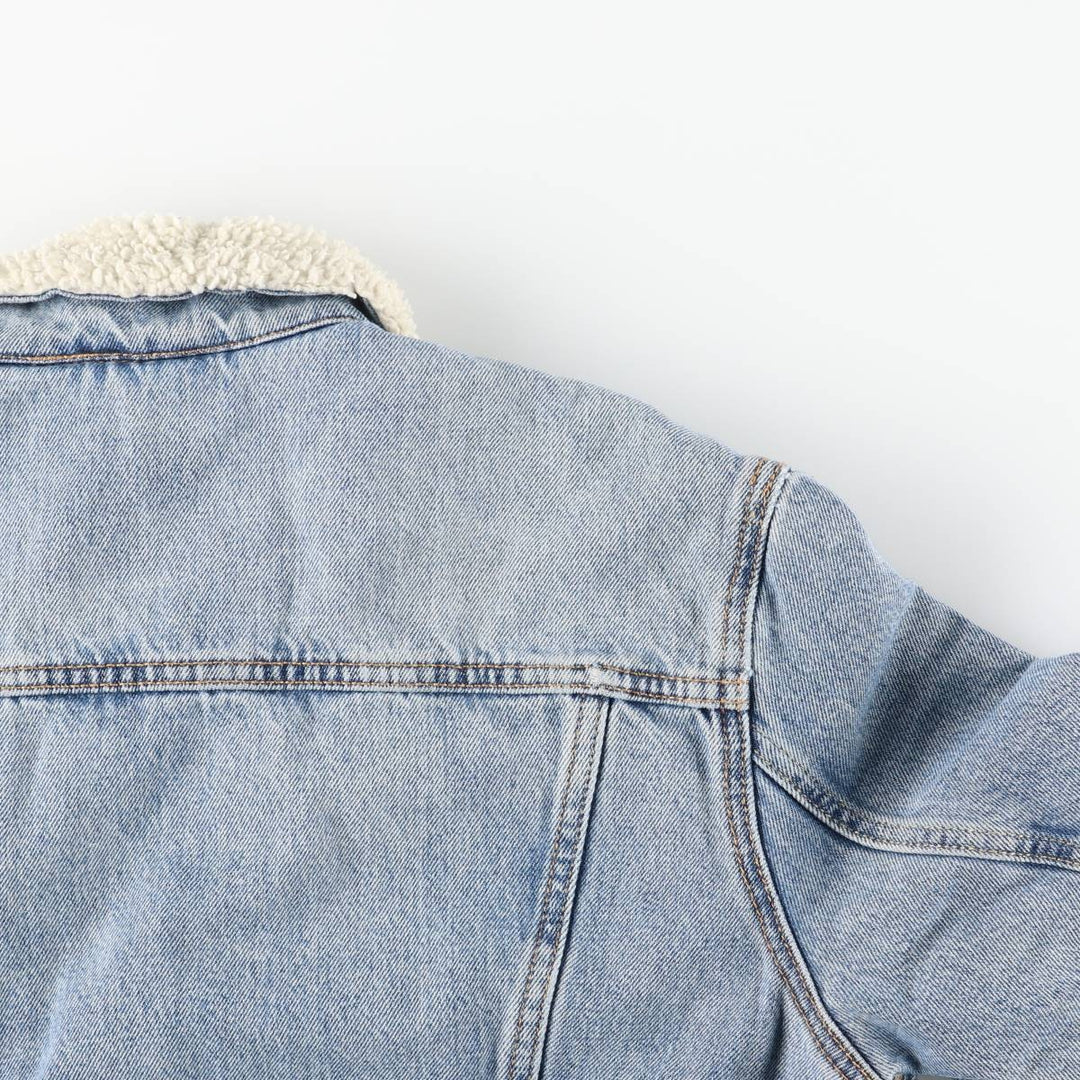 Levi's padded denim jacket, size M, men's cotton blue type Vintage Second Hand