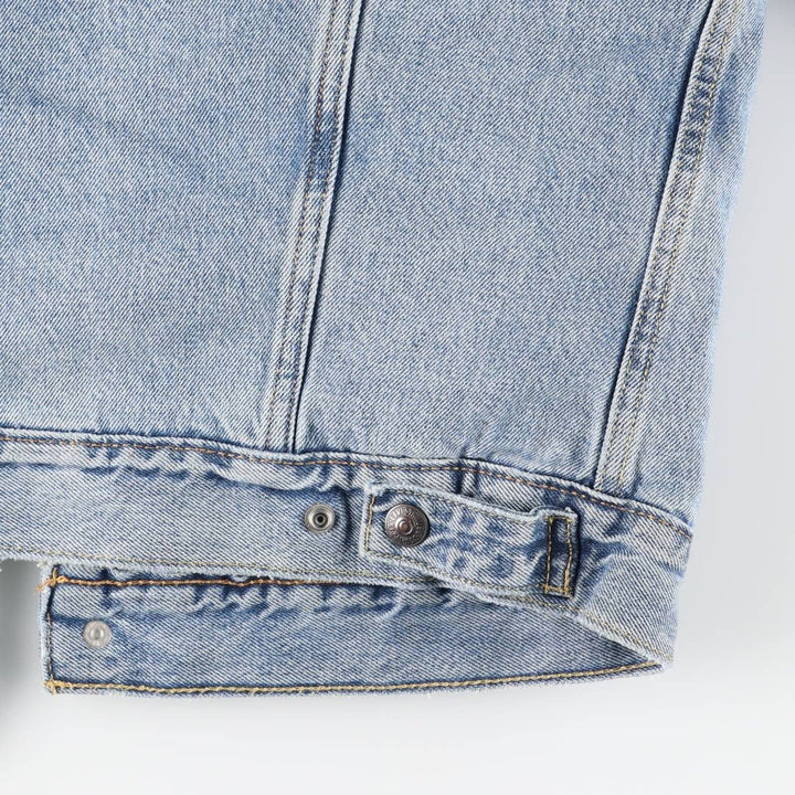 Levi's padded denim jacket, size M, men's cotton blue type Vintage Second Hand