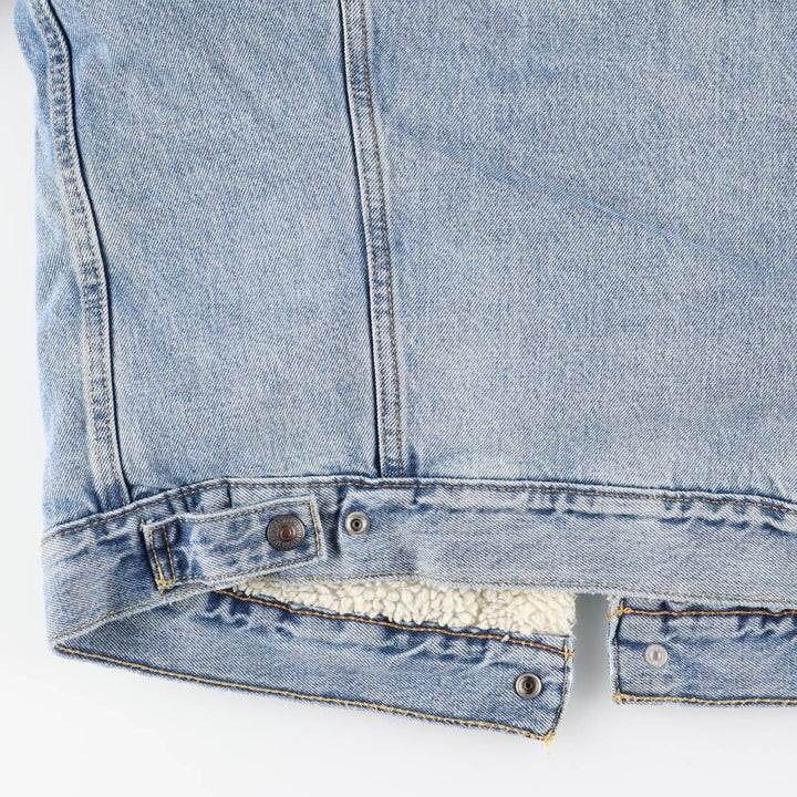 Levi's padded denim jacket, size M, men's cotton blue type Vintage Second Hand