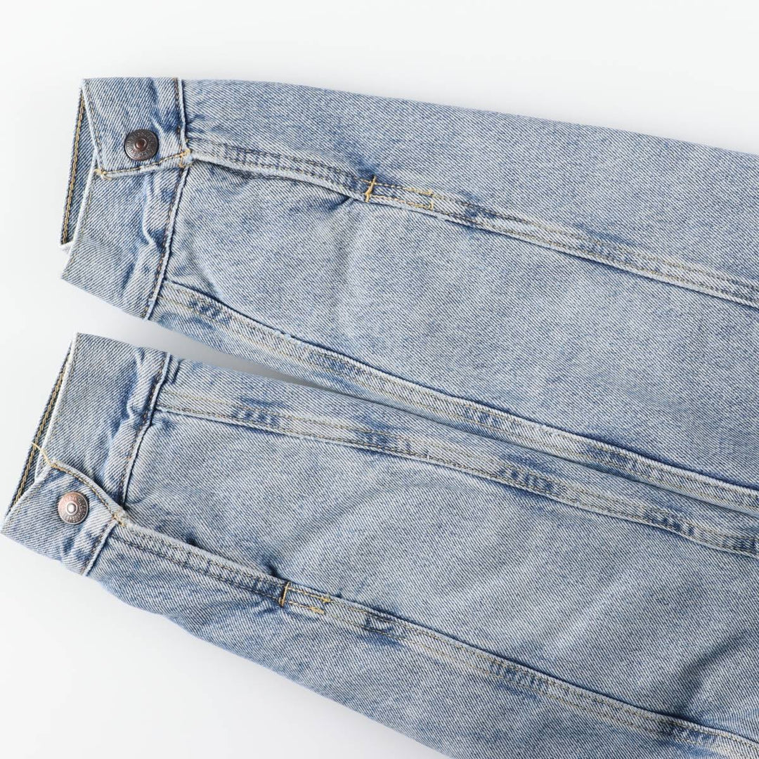 Levi's padded denim jacket, size M, men's cotton blue type Vintage Second Hand