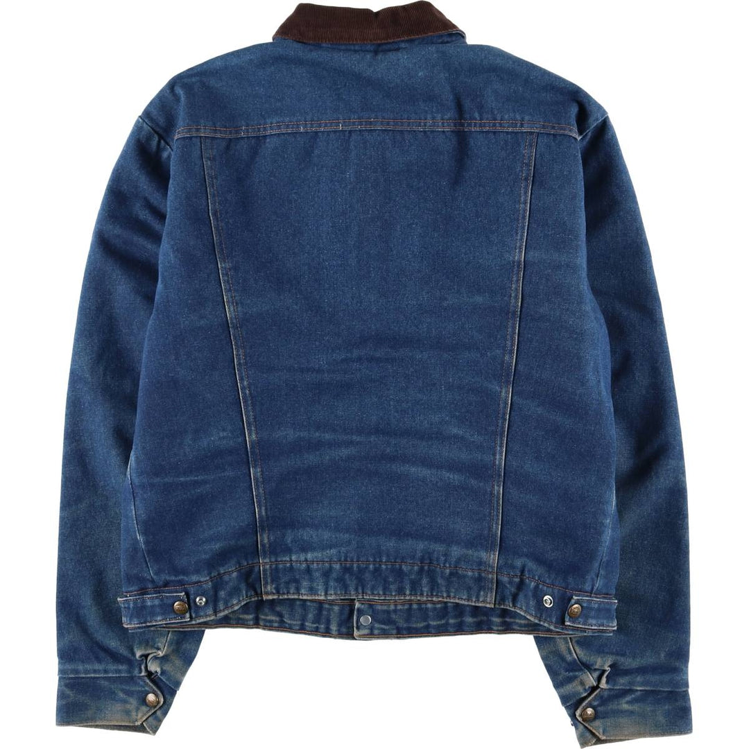 Vintage 1970'S Key Imperial denim jacket, men's size XL unclear blue type Vintage Second Hand