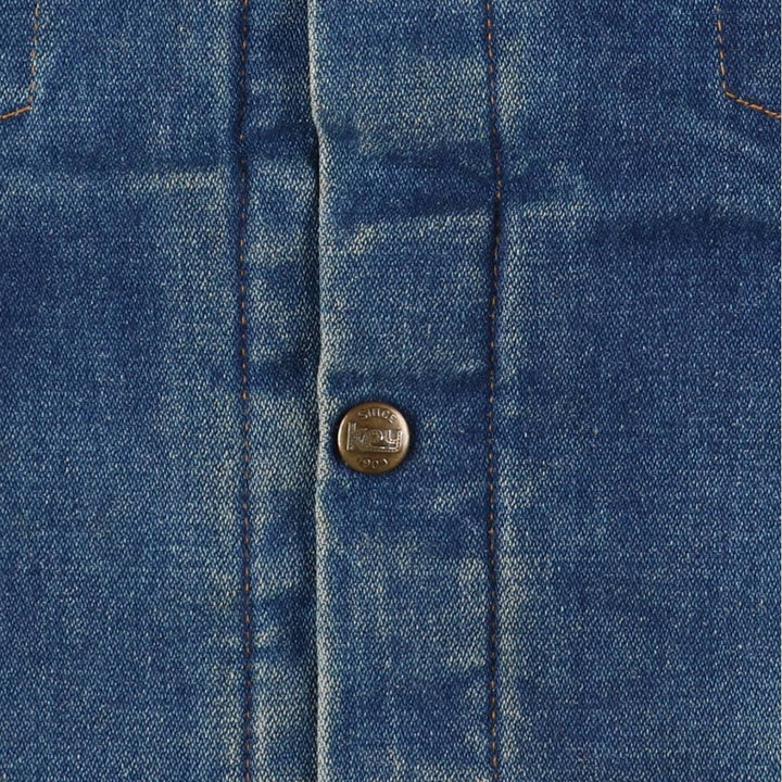 Vintage 1970'S Key Imperial denim jacket, men's size XL unclear blue type Vintage Second Hand