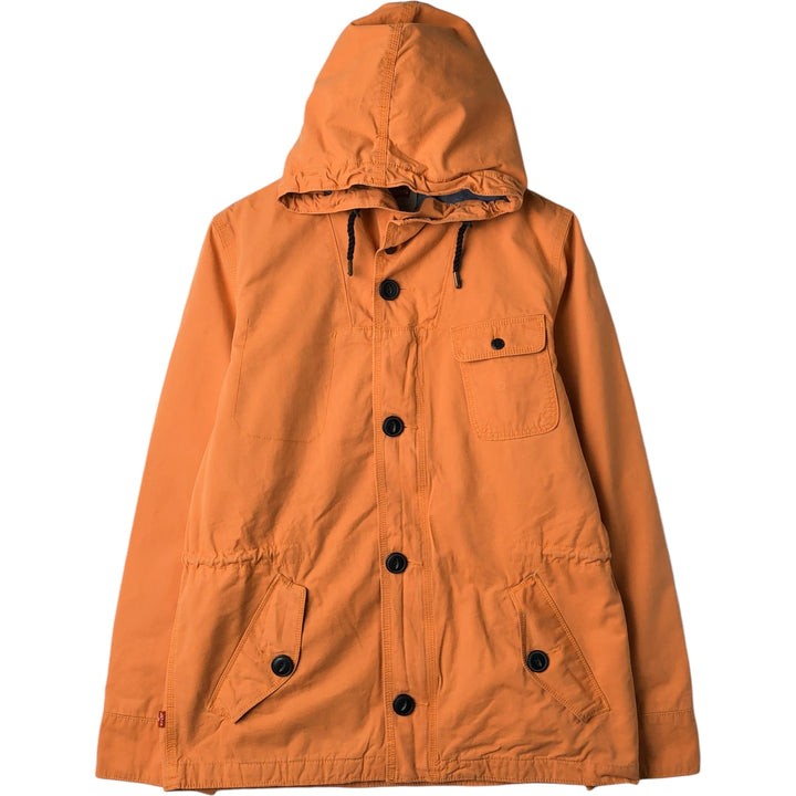 Levi's Standard Fit Cotton Parka, Men's Size Medium cotton orange type Vintage Second Hand