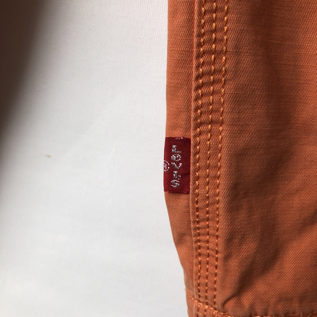 Levi's Standard Fit Cotton Parka, Men's Size Medium cotton orange type Vintage Second Hand