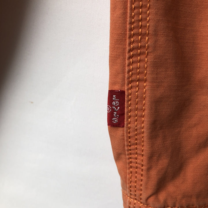 Levi's Standard Fit Cotton Parka, Men's Size Medium cotton orange type Vintage Second Hand