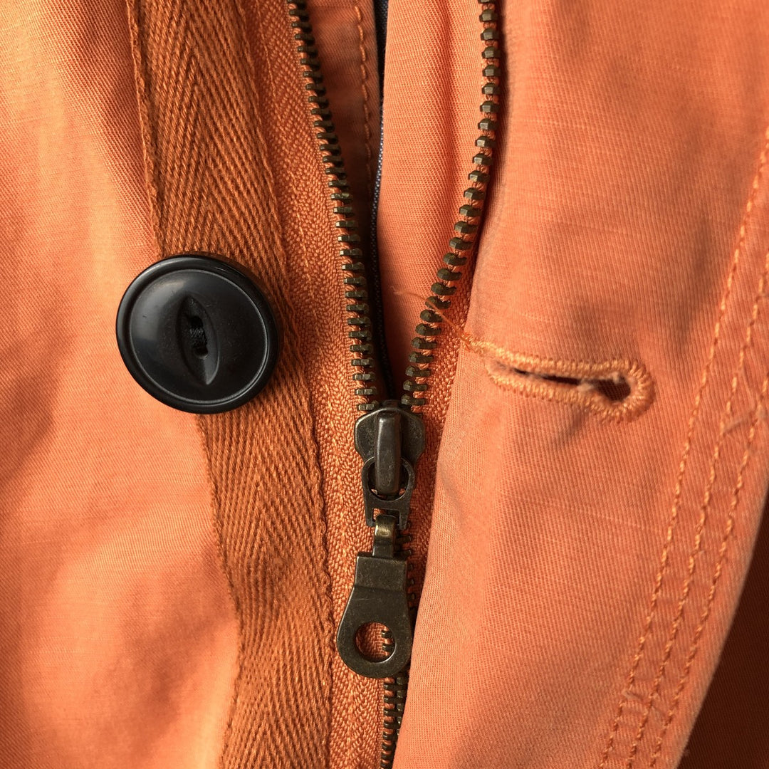 Levi's Standard Fit Cotton Parka, Men's Size Medium cotton orange type Vintage Second Hand