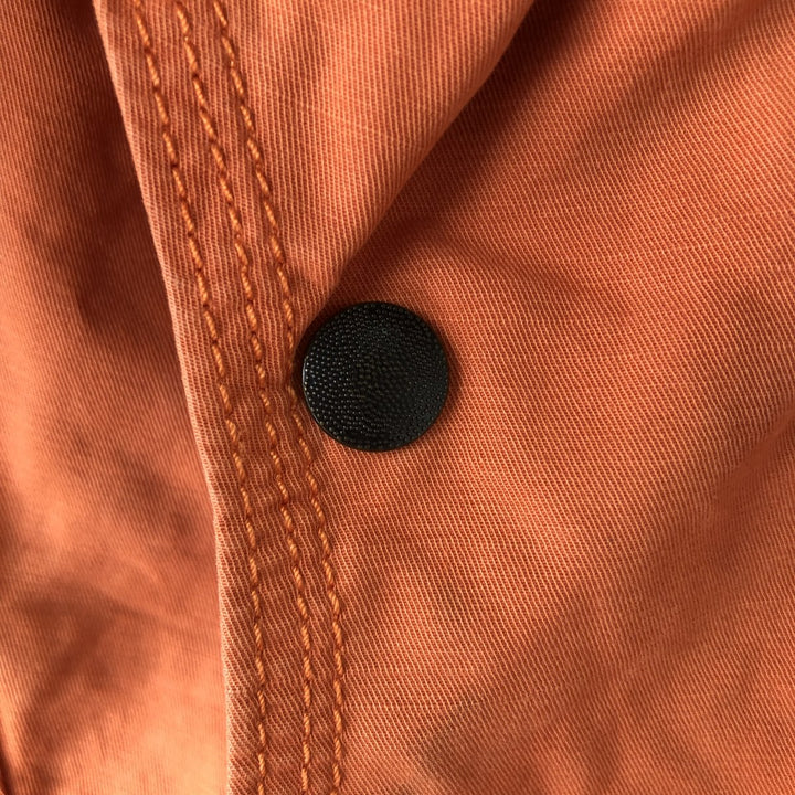 Levi's Standard Fit Cotton Parka, Men's Size Medium cotton orange type Vintage Second Hand