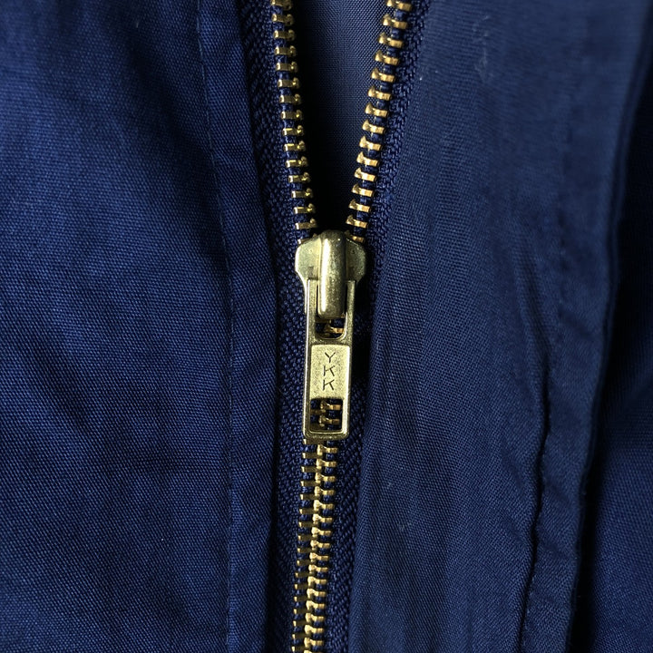 Vintage 80s-90'S Town Craft Derby Jacket with Cup Shoulder Strap, Men's Size L cotton Navy blue Vintage Second Hand