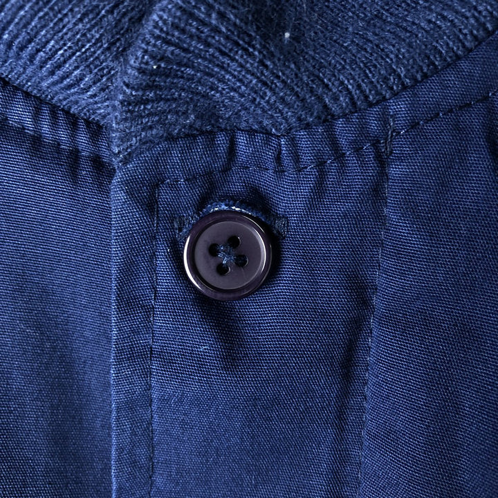 Vintage 80s-90'S Town Craft Derby Jacket with Cup Shoulder Strap, Men's Size L cotton Navy blue Vintage Second Hand