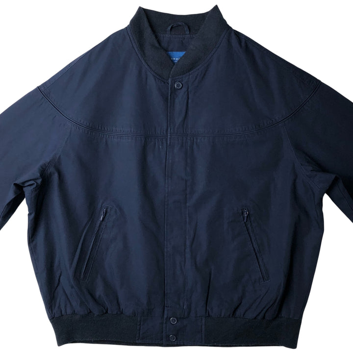 Vintage 80s-90'S Town Craft Derby Jacket, Cup Shoulder, Men's XL cotton navy blue type Vintage Second Hand