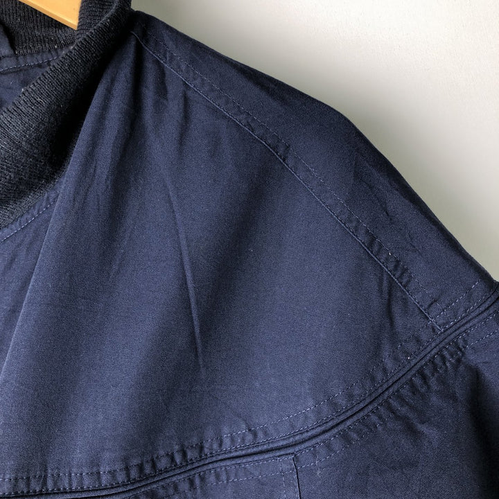 Vintage 80s-90'S Town Craft Derby Jacket, Cup Shoulder, Men's XL cotton navy blue type Vintage Second Hand