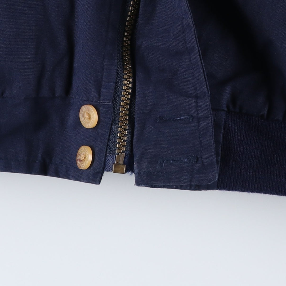 Catalina Derby Jacket, Cup Shoulder Jacket, Men's Size L cotton navy blue type Vintage Second Hand