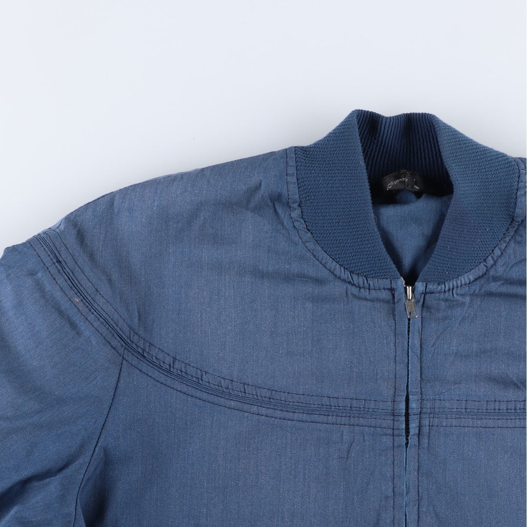 Vintage 1970'S JCPenney Derby Jacket with Cup Shoulder Strap, Men's Size L unclear blue type Vintage Second Hand