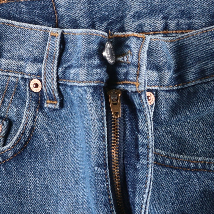 2000'S Levi's 505 Regular Fit Straight Leg Tapered Denim Pants, Made in USA, Men's Size W30 cotton blue type Vintage Second Hand