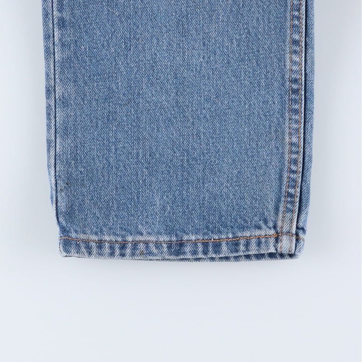 2000'S Levi's 505 Regular Fit Straight Leg Tapered Denim Pants, Made in USA, Men's Size W30 cotton blue type Vintage Second Hand