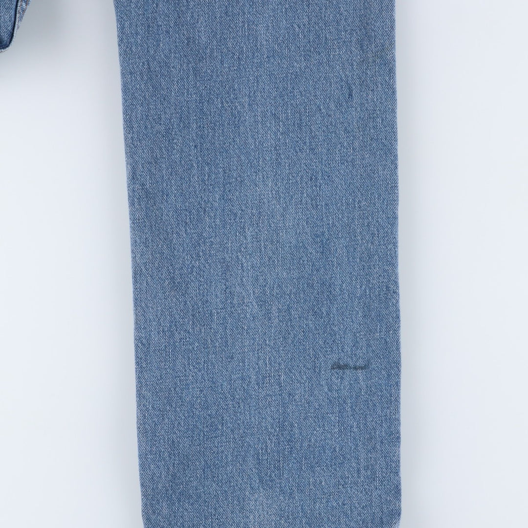 2000'S Levi's 505 Regular Fit Straight Leg Tapered Denim Pants, Made in USA, Men's Size W30 cotton blue type Vintage Second Hand