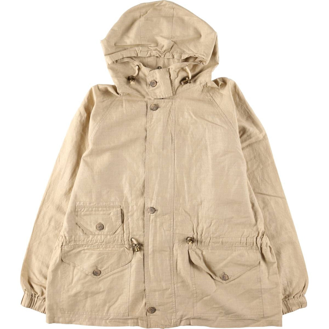 fil a fil Hooded Zip-Up Jacket, Made in Canada, Men's Size XL (approx.) unclear Beige type Vintage Second Hand