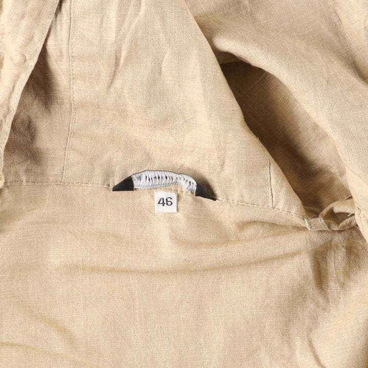 fil a fil Hooded Zip-Up Jacket, Made in Canada, Men's Size XL (approx.) unclear Beige type Vintage Second Hand