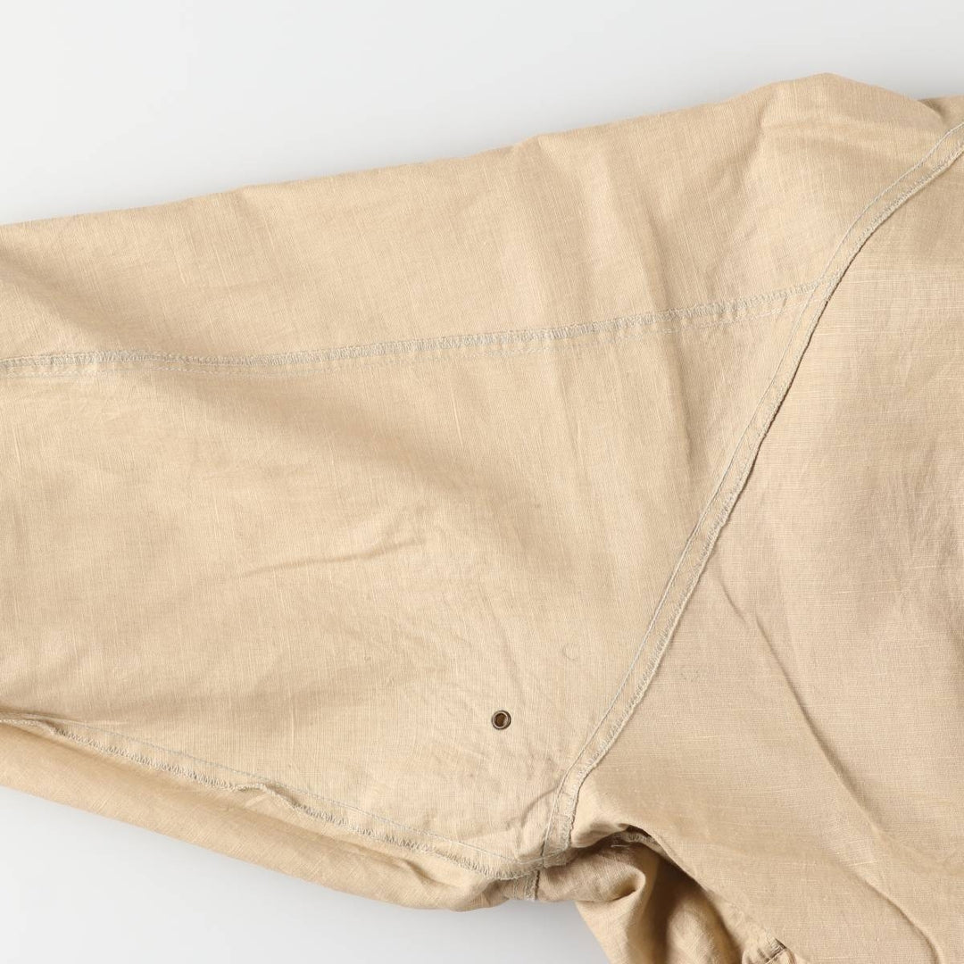 fil a fil Hooded Zip-Up Jacket, Made in Canada, Men's Size XL (approx.) unclear Beige type Vintage Second Hand