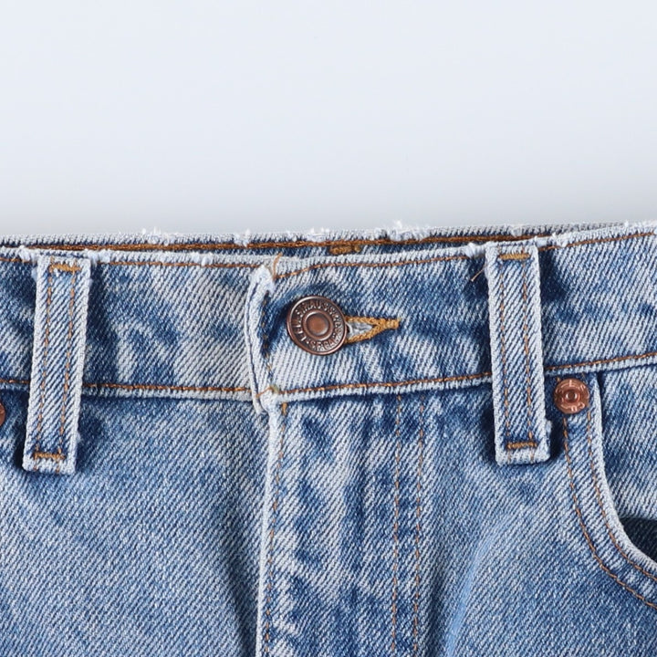 90'S Levi's 00505-4891 Regular Fit Straight Leg Tapered Denim Pants, Made in USA, Men's, Size W32, Vintage cotton blue type Vintage Second Hand