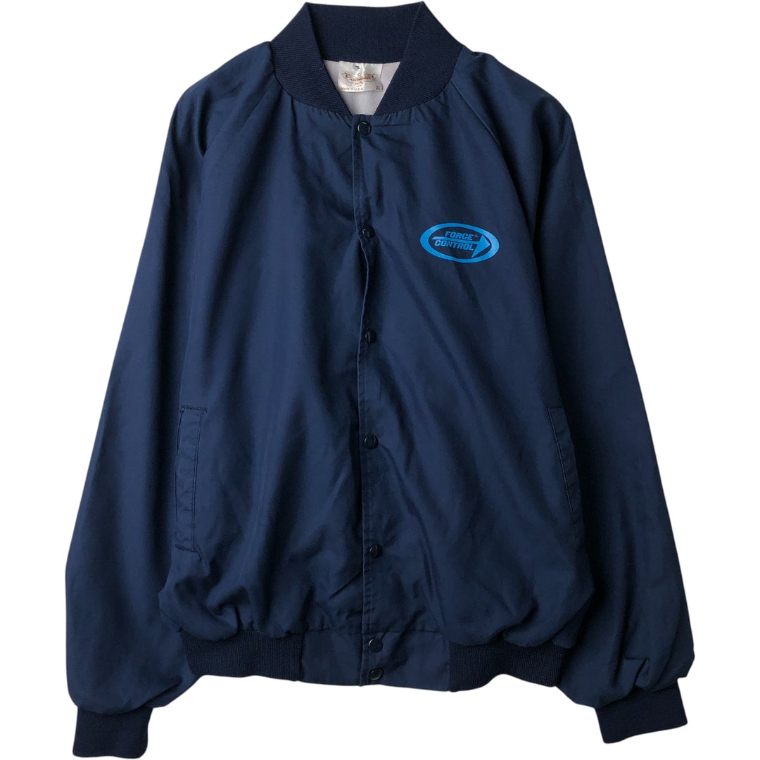 Vintage 1990'S AUBURN Varsity Jacket, Award Jacket, Made in USA, Men's XL polyester navy blue type Vintage Second Hand