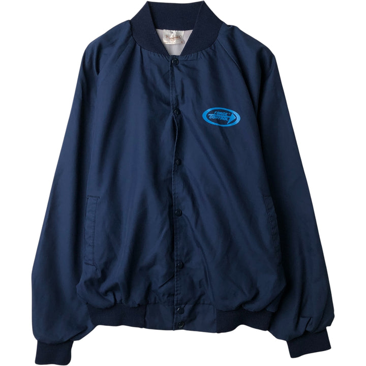 Vintage 1990'S AUBURN Varsity Jacket, Award Jacket, Made in USA, Men's XL polyester navy blue type Vintage Second Hand