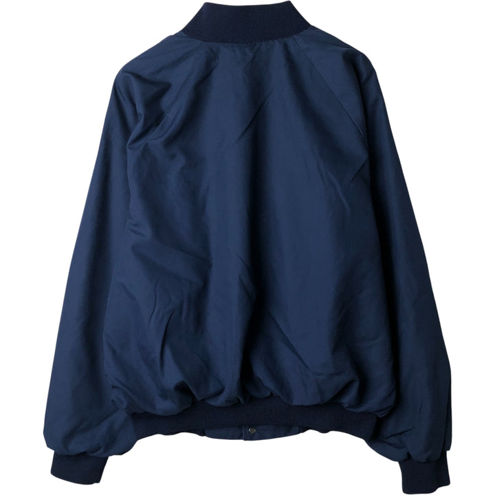 Vintage 1990'S AUBURN Varsity Jacket, Award Jacket, Made in USA, Men's XL polyester navy blue type Vintage Second Hand