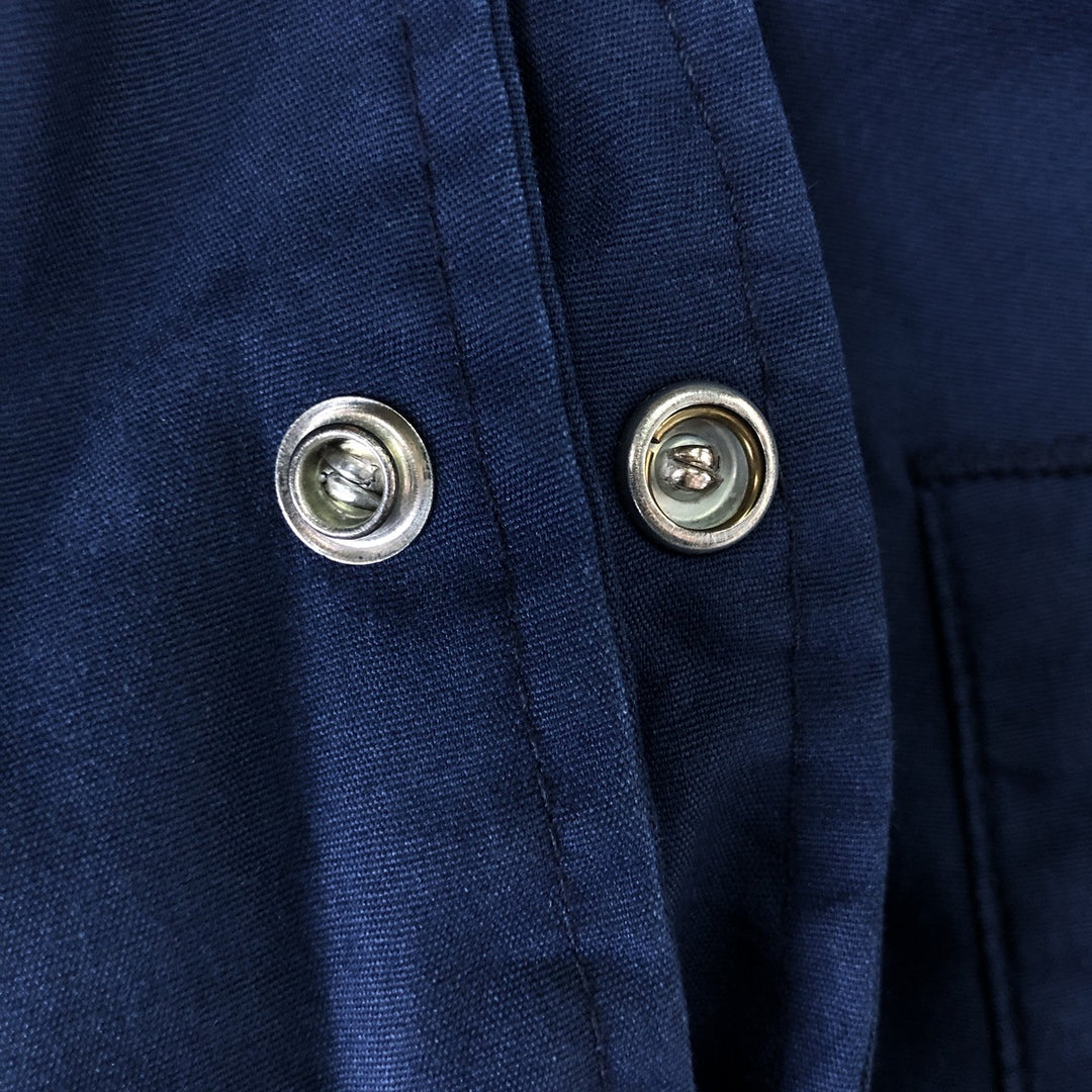 Vintage 1990'S AUBURN Varsity Jacket, Award Jacket, Made in USA, Men's XL polyester navy blue type Vintage Second Hand