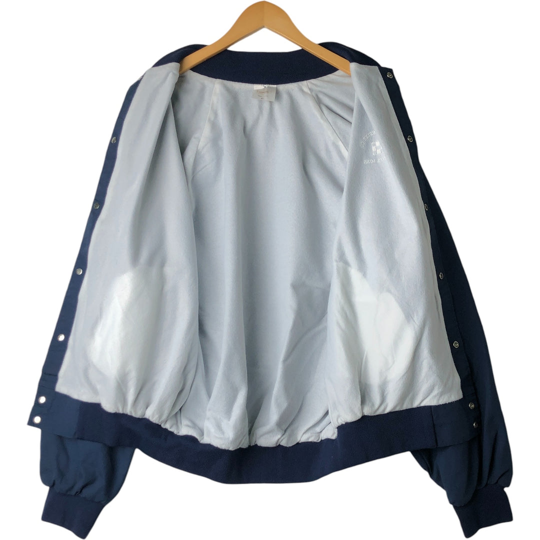 Vintage 1990'S AUBURN Varsity Jacket, Award Jacket, Made in USA, Men's XL polyester navy blue type Vintage Second Hand