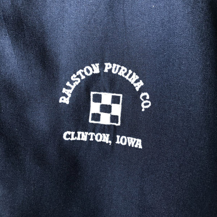 Vintage 1990'S AUBURN Varsity Jacket, Award Jacket, Made in USA, Men's XL polyester navy blue type Vintage Second Hand