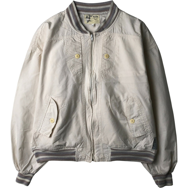 MASH Men's Vintage Blouson (Size L) unclear Beige type Vintage Second Hand
