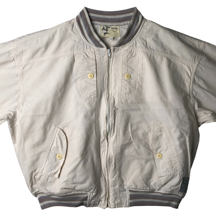 MASH Men's Vintage Blouson (Size L) unclear Beige type Vintage Second Hand