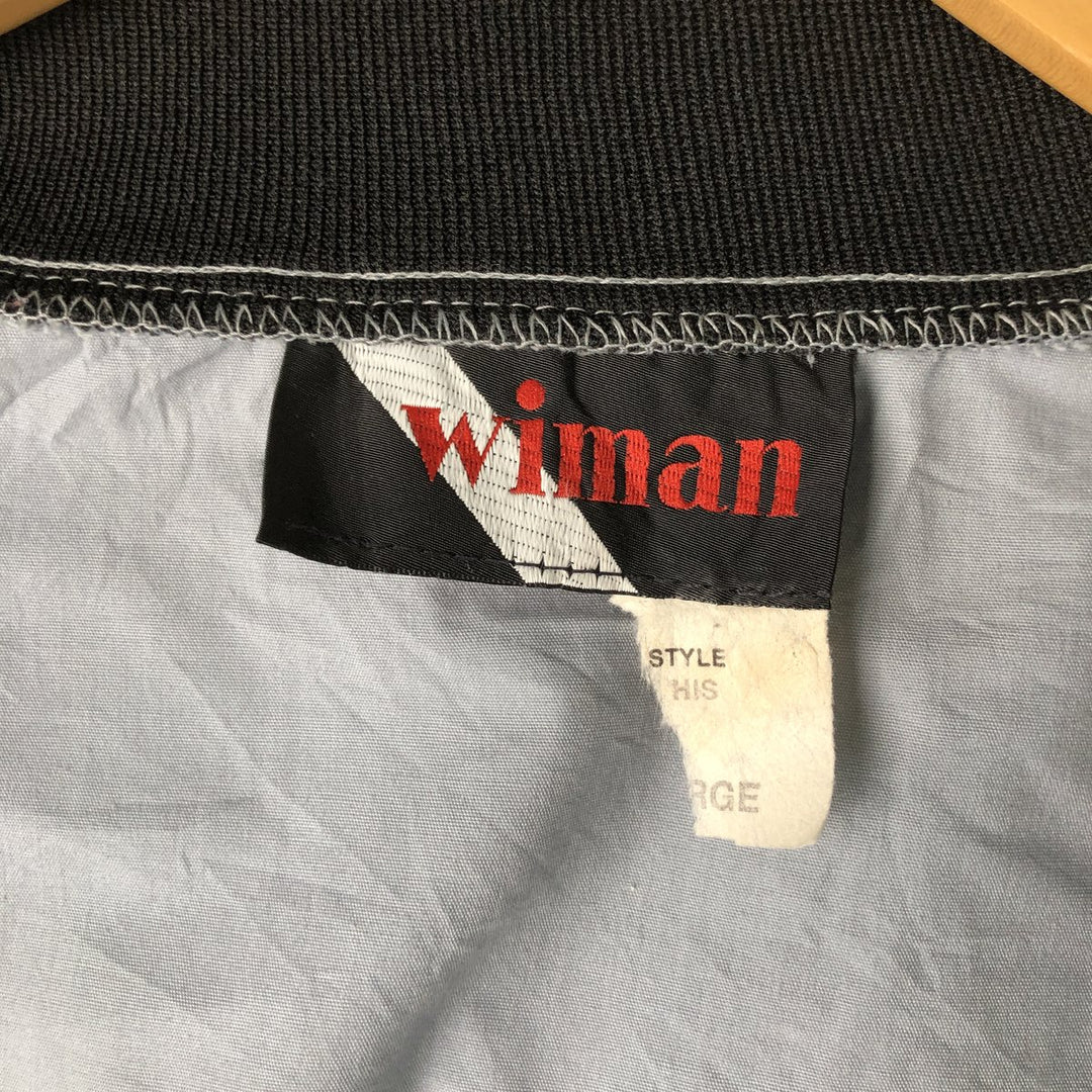 wiman Men's Large Size Vintage Blouson unclear Blue type light blue Vintage Second Hand