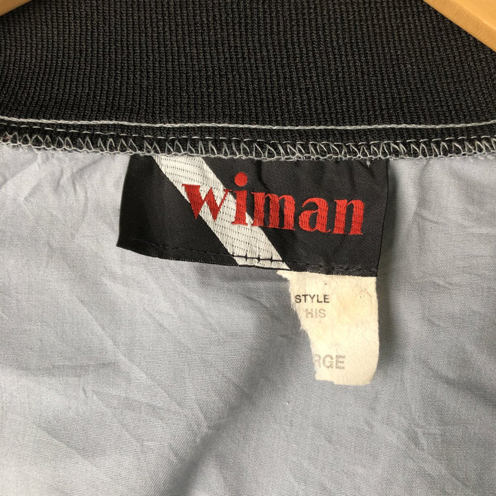 wiman Men's Large Size Vintage Blouson unclear Blue type light blue Vintage Second Hand