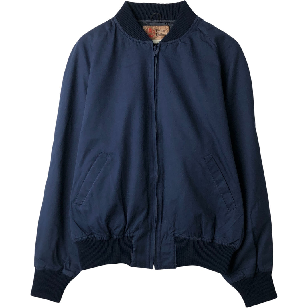 Deacon Brothers Vintage Men's XL Blouson polyester navy blue type Vintage Second Hand