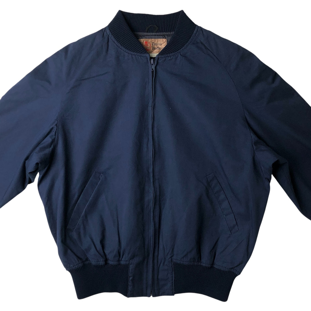 Deacon Brothers Vintage Men's XL Blouson polyester navy blue type Vintage Second Hand