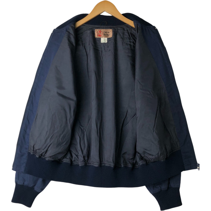 Deacon Brothers Vintage Men's XL Blouson polyester navy blue type Vintage Second Hand