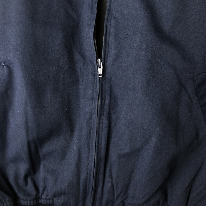 Deacon Brothers Vintage Men's XL Blouson polyester navy blue type Vintage Second Hand