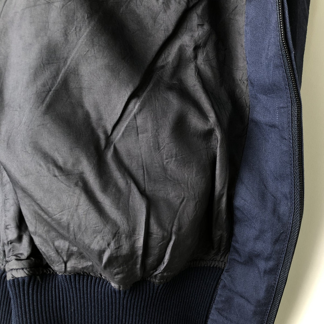 Deacon Brothers Vintage Men's XL Blouson polyester navy blue type Vintage Second Hand